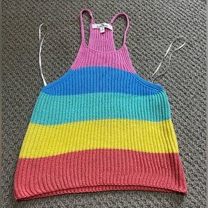 Love Tree | Rainbow Knit Tank